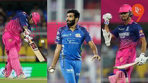 RR vs MI: Jaiswal and Sooryavanshi outrun the rain to sink MI with the storm of the bat