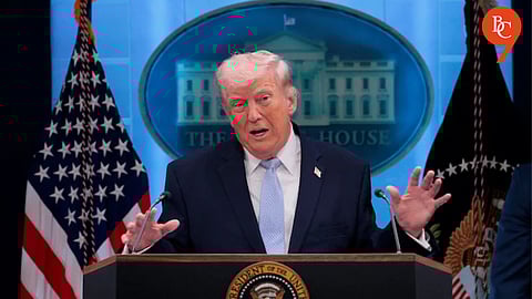 Trump says oil will flow through Strait of Hormuz “with or without Iran”