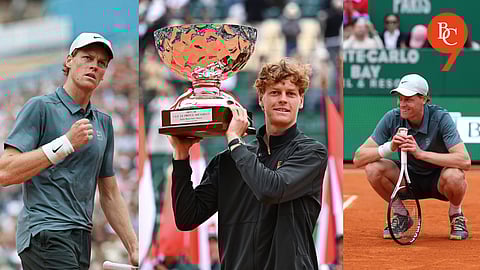 Jannik Sinner records a 24 match win streak to beat Carlos Alcaraz on clay to win Monte Carlo Masters 2026
