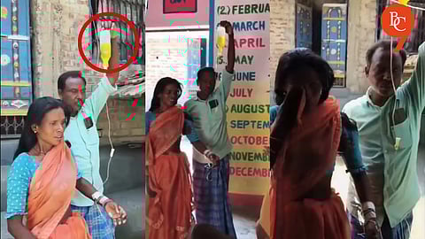 Bihar Anganwadi Worker Forced to Prove Illness, Turns Up With IV Drip as Video Goes Viral