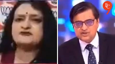 "Stop WhatsApping Me": Arnab Goswami Snaps at BJP’s Sanju Verma During Fiery TV Debate