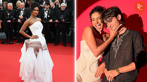 Cannes 2026: Pune Designer Nikhil Gajare Makes Cannes Debut as Rida Tharana Wears His Ganga-Inspired Couture