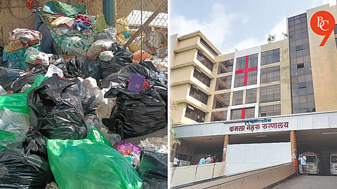 Pune: Rotting Waste Lies Uncollected at Kamla Nehru Hospital for Four Days