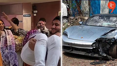 Pune Porsche Case: Viral Video Allegedly Shows Teen Accused’s Family Celebrating After Bail