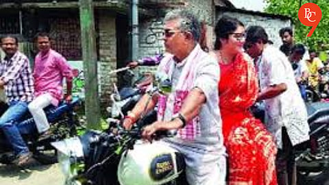 Bengal Minister Dilip Ghosh Rides ₹53 Lakh Luxury Bike Without Helmet Amid Austerity Drive