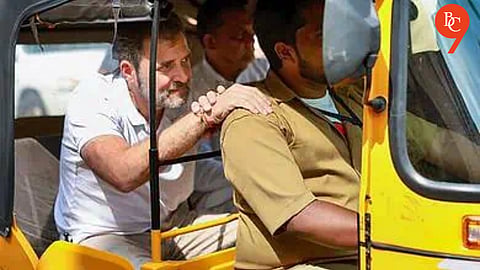 Rahul Gandhi Seen in Auto Driver’s Uniform Outside Delhi Residence, Sparks Buzz