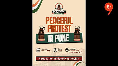 Cockroach Janata Party Announces Protest at Savitribai Phule Pune University on June 11