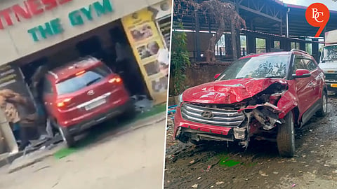 Car Smashes Into Mumbai Marol Gym, Receptionist Injured After Driver Loses Control