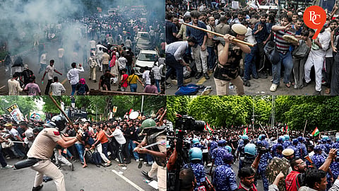 Viral ‘Sansad Chalo’ Videos Spark Outcry over Alleged Police Crackdown on CJP Protest in Delhi