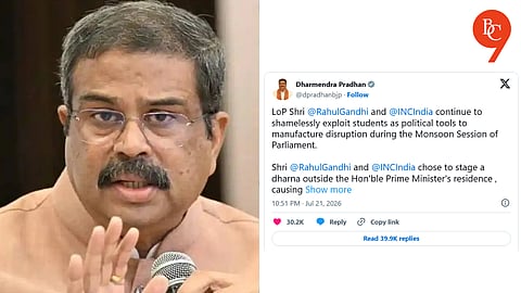 'We Owe Students More Than Outrage': Pradhan Breaks Silence Amid Resignation Calls, Slams Rahul Gandhi