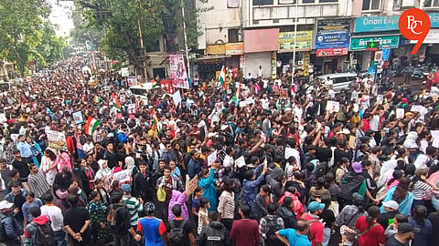 Thousands Join Protest Rally in Pune in Support of Nationwide CJP Agitation