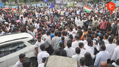 Pune Students Protest Against Delhi Lathi-Charge, Demand Dharmendra Pradhan's Resignation Over Paper Leak Crisis