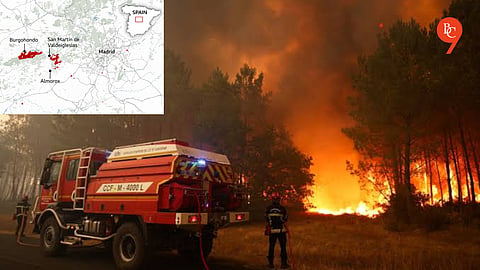 Tens of Thousands Evacuated as Unpredictable Wildfires Rage Across France and Spain