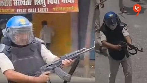 Bihar Policeman Suspended After Viral Video Shows AK-47 Fired at Student Protesters in Siwan