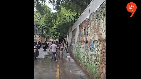 Pune Civic Row: Wall Painting During Heavy Rain Triggers Wasteful Spending Allegations