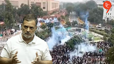 Rahul Gandhi Targets Amit Shah over Delhi Police Action during 'Chalo Sansad' March; Govt Retaliate 