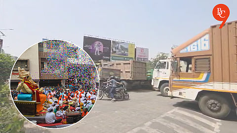 Pune: Traffic Police Imposes 24-Hour Heavy Vehicle Ban on Key Roads During Ganeshotsav