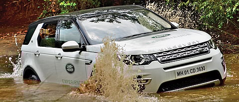 Off roading the Land Rover way