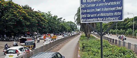 Some BRTS corridors now open for all vehicles