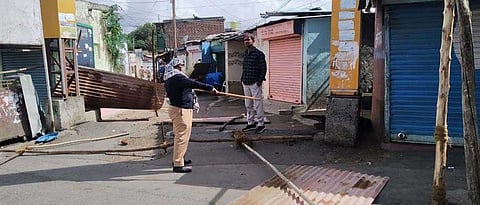 Coronavirus Pune: Anand Nagar slum dwellers protest against containment