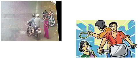 Six chain snatchings in 2 hours!