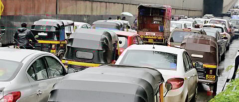 Major traffic jams witnessed all over the city