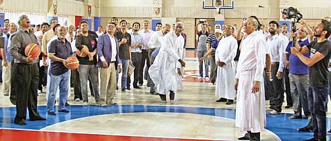 St Vincent’s HS gets Int’l standard basketball court