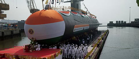 Navy launches 4th Scorpene-class submarine Vela
