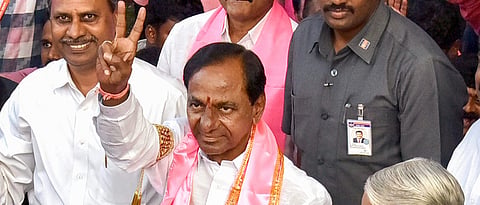 KCR sworn-in, returns as Telangana CM for second straight term