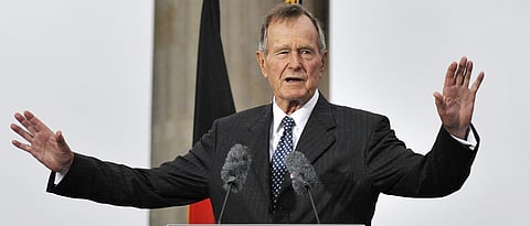 Former US president George H W Bush dies