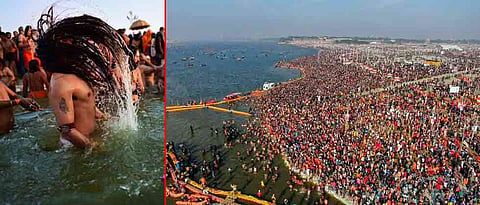 1.4 crore people take dip as Kumbh Mela begins - and a centuries old ritual continues