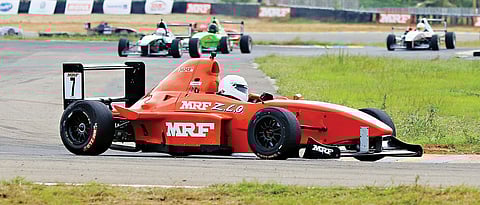 Ashwin zooms to F1600 win ahead of Raghul
