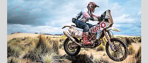 Mena steers Hero MotoSports ahead with 17th place finish in Stage 7