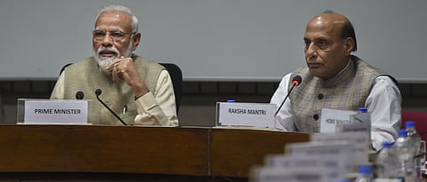 Amid no shows, PM meets party chiefs on simultaneous polls