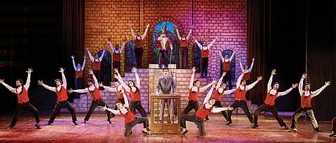 Gandhi, the superstar, in a musical