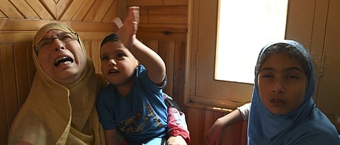 The image that narrates a tale of terror and agony