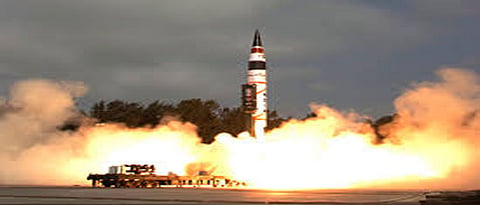 India successfully test fires n-capable Agni-V ballistic missile 