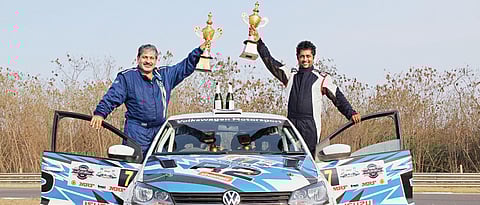 Vicky Chandhok takes podium in VW Polo R2