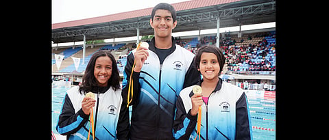 Nina celebrates gold medal with new National Record