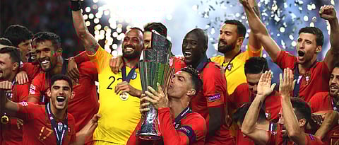 Portugal down Holland to win Nations League cup