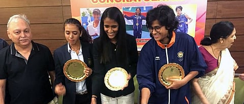 PYC Gymkhana felicitates Asian Games players