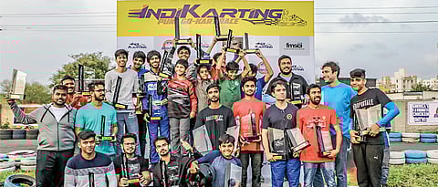 Pune karters dominate IndiKarting