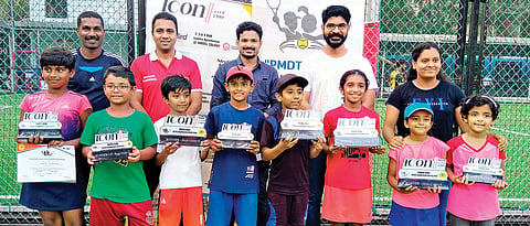 Four upsets on Day 1 of Little Jr bronze tennis