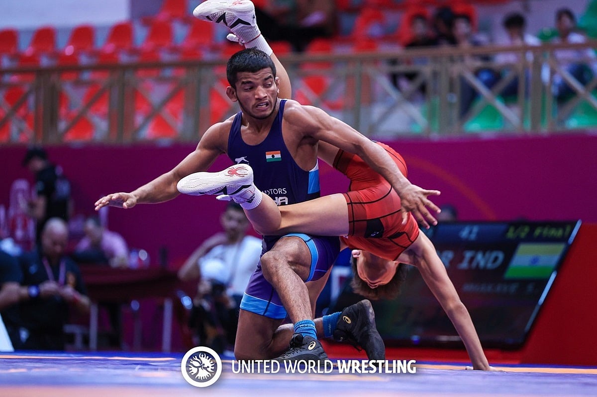 Samarth Mahakave Wins Silver at Under-17 Asian Wrestling
