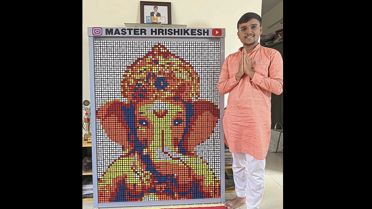 Cube Master Rishikesh Kamble: The Teen Who Turns Puzzles into Art | The ...