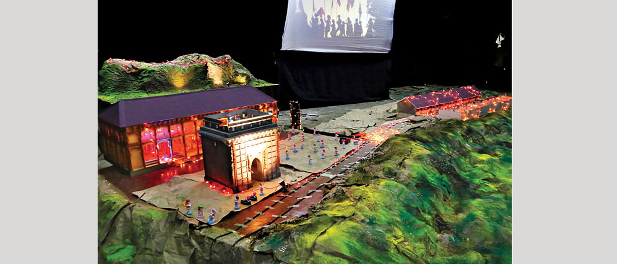 Building A Model Raj Fort Students recreate 3D model of 300-yr-old Rajgad fort