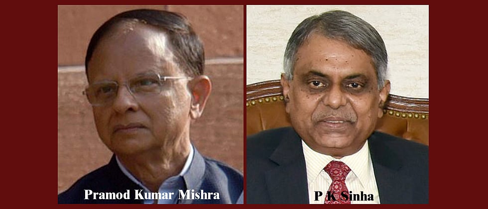 Pramod Kumar Mishra PM's new Principal Secy, P K Sinha Principal Advisor