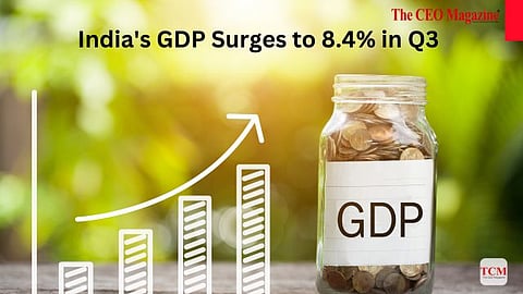 India's GDP Surges to 8.4% in Q3