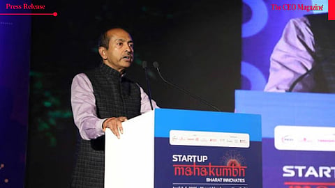 Shri Sanjiv, Joint Secretary, DPIIT, spoke at Vanijya Bhawan on India's startup ecosystem as a global force and how Startup Mahakumbh will bridge gaps to foster connections