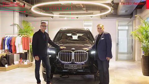(L-R)&nbsp;Mr. Vikram Pawah, President and Chief Executive Officer, BMW Group India and&nbsp;Mr. Yadur Kapur, Dealer Principal, Deutsche Motoren